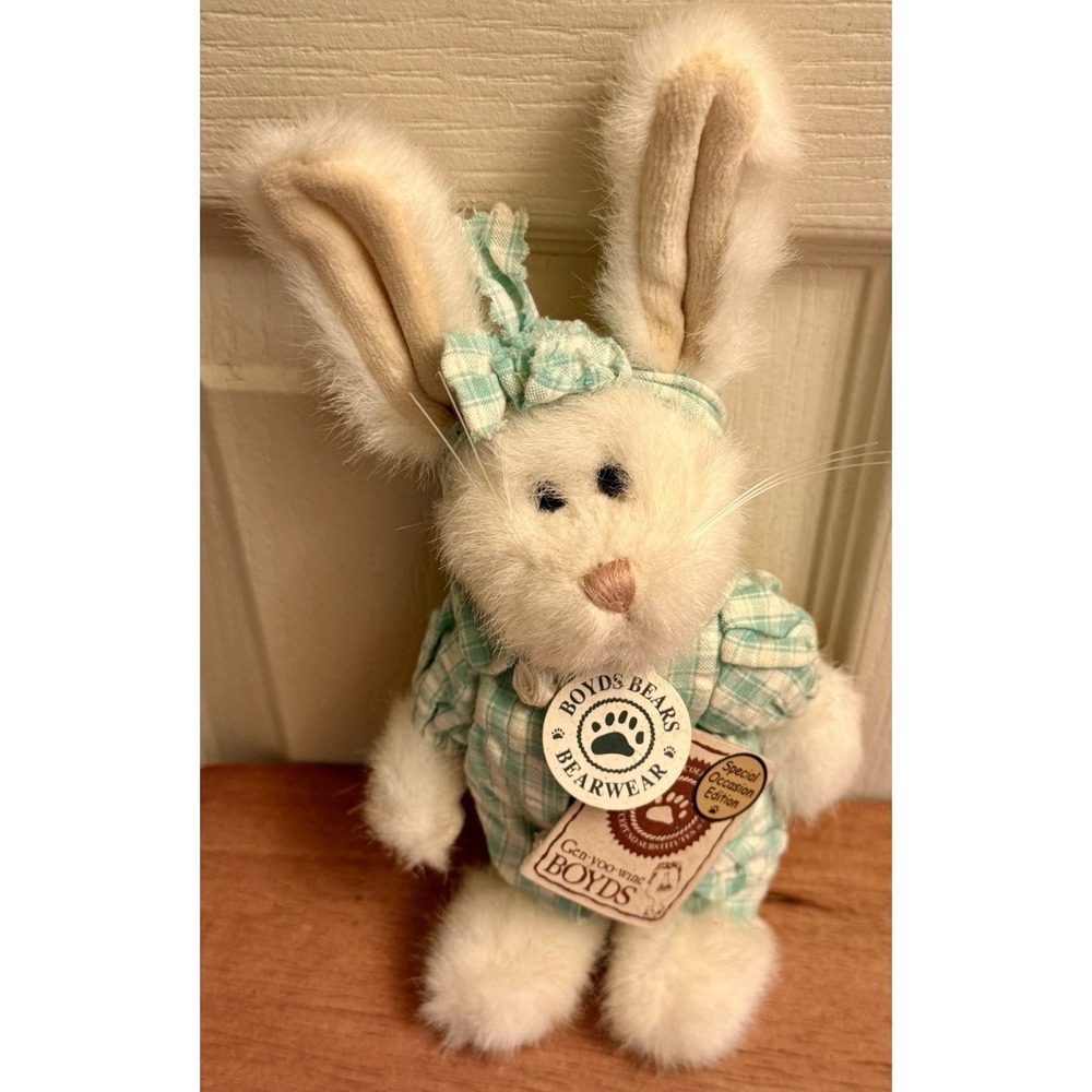 Boyds Bears Tina Marie Hopgood Hare Rabbit Bunny Special Occasion #81507 W/ Tags